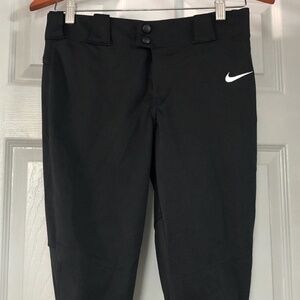 Nike Team Engineered Women’s Softball Pants Black Size M Crop 100% Polyester